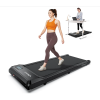 MERACH Walking Pad, Under Desk Treadmill, Portable Mini Treadmills for Home, Seamless One-Piece Molding Design, 265LBS Walkpad with Remote Control, APP, LED Display