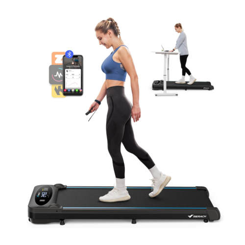 Walking Pad Treadmill for Home, Under Desk Treadmill, Walking Treadmills 3 in 1 for Home/Office, 265LBS Capacity, 2.75HP Portable Treadmills with Magnetic Remote Control, LED Display